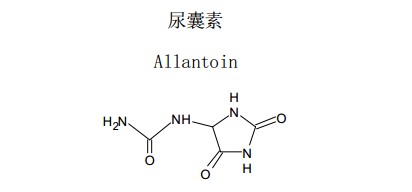 尿囊素中藥化學對照品分子結構圖