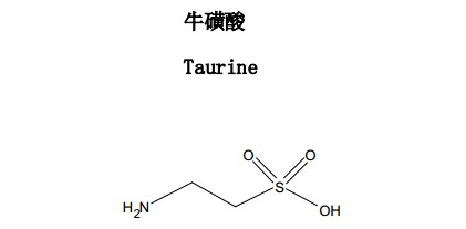 牛磺酸中藥化學對照品分子結構圖