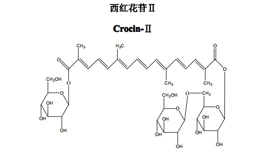 西紅花苷Ⅱ (Crocin-Ⅱ)中藥化學對照品