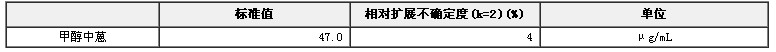 甲醇中蒽溶液標準物質