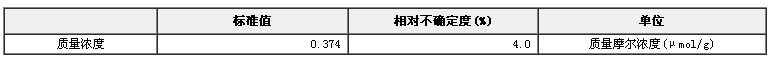 砷膽堿溶液標準物質