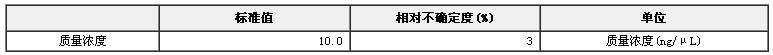 氣相色譜質譜聯用儀校準用標準物質(異辛烷中六氯苯溶液)