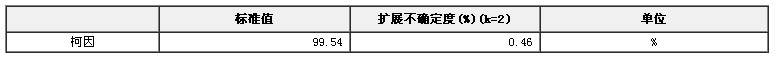 柯因純度標準物質(zhì)