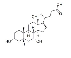 膽酸對照品分子結(jié)構(gòu)圖