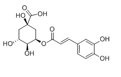 新綠原酸對(duì)照品分子結(jié)構(gòu)圖 