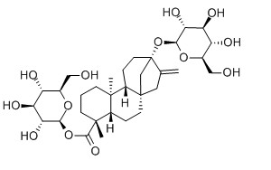 甜葉懸鉤子苷對照品分子結構圖