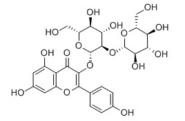 山奈酚-3-O-β-D-槐糖苷對照品