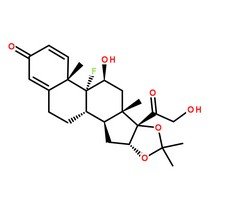 曲安奈德CAS號：76-25-5分子結構圖