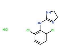 鹽酸可樂定CAS號：4205-91-8分子結構圖