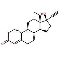 左炔諾孕酮CAS號：797-63-7分子結構圖
