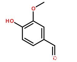 香草醛CAS號：121-33-5分子結構圖