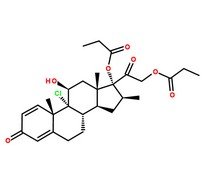 丙酸倍氯米松分子結構圖