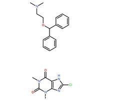 茶苯海明分子結構圖