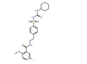 格列本脲分子結(jié)構(gòu)圖