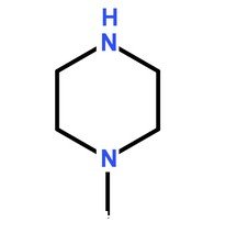 N-甲基哌嗪分子結(jié)構(gòu)圖