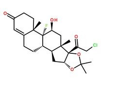 哈西奈德分子結構圖