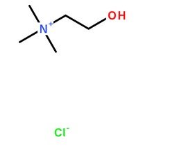 氯化膽堿分子結(jié)構(gòu)圖