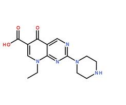 吡哌酸分子結構圖
