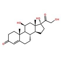 氫化可的松分子結構圖
