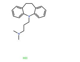 鹽酸丙米嗪分子結(jié)構(gòu)圖