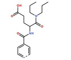 丙谷胺分子結(jié)構(gòu)圖