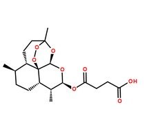 青蒿琥酯分子結構圖