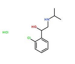 鹽酸氯丙那林分子結構圖