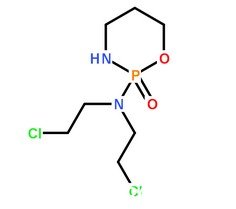 環磷酰胺分子結構圖