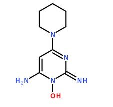 米諾地爾分子結(jié)構(gòu)圖