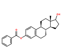 苯甲酸雌二醇分子結(jié)構(gòu)圖