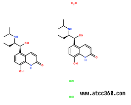 鹽酸丙卡特羅分子結構圖