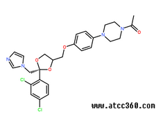 酮康唑分子結構圖