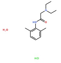 鹽酸利多卡因分子結構圖