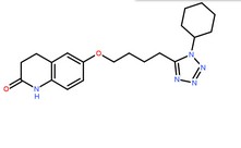 西洛他唑分子結(jié)構(gòu)圖