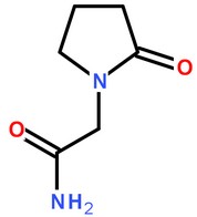 乙酰胺吡咯烷酮分子結構圖