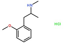 鹽酸甲氧那明分子結(jié)構(gòu)圖