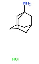 鹽酸金剛烷胺分子結構圖