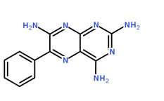 氨苯喋啶分子結構圖