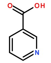 煙酸分子結構圖