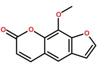 甲氧沙林分子結(jié)構(gòu)圖