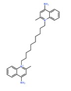 地喹氯銨分子結構圖‘