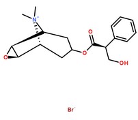 甲溴東莨菪堿分子結構圖