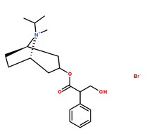 異丙托溴銨分子結(jié)構(gòu)圖