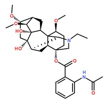 高烏甲素分子結(jié)構(gòu)圖