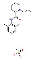 甲磺酸羅哌卡因分子結構圖