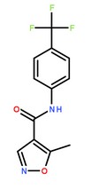 來氟米特分子結構圖