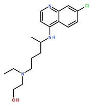 硫酸羥氯喹分子結構圖