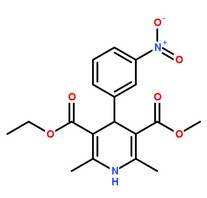尼群地平分子結構圖