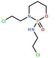 異環(huán)磷酰胺分子結構圖