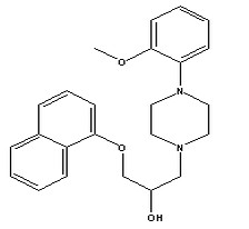 萘哌地爾分子結構圖
